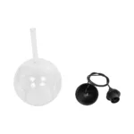GLOBOSTAR® MPRALA 206-0038 Μοντέρνο Κρεμαστό Φωτιστικό Οροφής με Ντουί 1 x E27 AC 220-240V IP20 - Διάφανο - Μ20 x Π20 x Υ18cm - Image 10