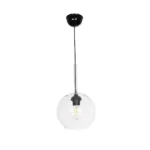 GLOBOSTAR® MPRALA 206-0038 Μοντέρνο Κρεμαστό Φωτιστικό Οροφής με Ντουί 1 x E27 AC 220-240V IP20 - Διάφανο - Μ20 x Π20 x Υ18cm - Image 3