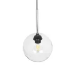 GLOBOSTAR® MPRALA 206-0038 Μοντέρνο Κρεμαστό Φωτιστικό Οροφής με Ντουί 1 x E27 AC 220-240V IP20 - Διάφανο - Μ20 x Π20 x Υ18cm - Image 6
