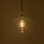 GLOBOSTAR® BOHEMIA 206-0039 Μοντέρνο Κρεμαστό Φωτιστικό Οροφής με Ντουί 1 x E27 AC 220-240V IP20 - Διάφανο - Μ22 x Π22 x Υ22cm - Image 2