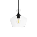 GLOBOSTAR® BOHEMIA 206-0039 Μοντέρνο Κρεμαστό Φωτιστικό Οροφής με Ντουί 1 x E27 AC 220-240V IP20 - Διάφανο - Μ22 x Π22 x Υ22cm - Image 4
