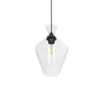 GLOBOSTAR® BOHEMIA 206-0040 Μοντέρνο Κρεμαστό Φωτιστικό Οροφής με Ντουί 1 x E27 AC 220-240V IP20 - Διάφανο - Μ20 x Π20 x Υ32cm - Image 6