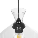 GLOBOSTAR® BOHEMIA 206-0040 Μοντέρνο Κρεμαστό Φωτιστικό Οροφής με Ντουί 1 x E27 AC 220-240V IP20 - Διάφανο - Μ20 x Π20 x Υ32cm - Image 8