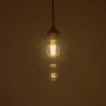 GLOBOSTAR® TORU 206-0042 Μοντέρνο Κρεμαστό Φωτιστικό Οροφής με Ντουί 1 x E27 AC 220-240V IP20 - Διάφανο - Μ20 x Π20 x Υ31cm - Image 2