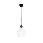 GLOBOSTAR® BALU 206-0043 Μοντέρνο Κρεμαστό Φωτιστικό Οροφής με Ντουί 1 x E27 AC 220-240V IP20 - Διάφανο - Μ20 x Π20 x Υ42cm - Image 3