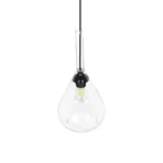 GLOBOSTAR® BALU 206-0043 Μοντέρνο Κρεμαστό Φωτιστικό Οροφής με Ντουί 1 x E27 AC 220-240V IP20 - Διάφανο - Μ20 x Π20 x Υ42cm - Image 6