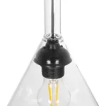 GLOBOSTAR® BALU 206-0043 Μοντέρνο Κρεμαστό Φωτιστικό Οροφής με Ντουί 1 x E27 AC 220-240V IP20 - Διάφανο - Μ20 x Π20 x Υ42cm - Image 8