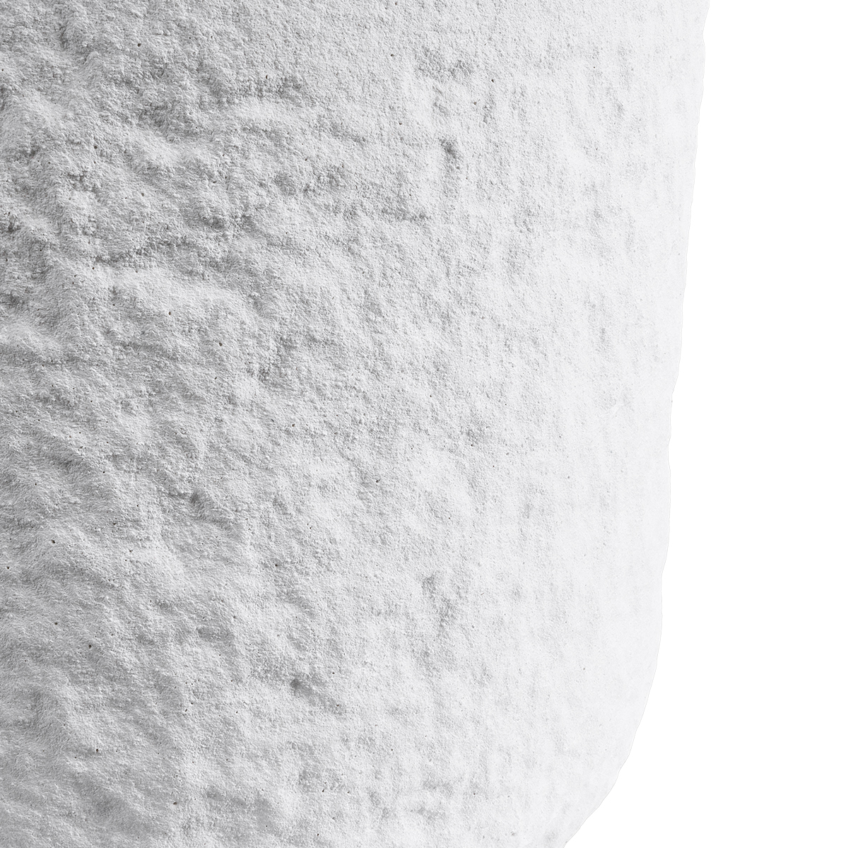 GloboStar® Artificial Garden MALVEN 20711 Επιδαπέδιο Πολυεστερικό Τσιμεντένιο Κασπώ Γλάστρα - Flower Pot Λευκό Φ25 x Υ23cm - Image 7