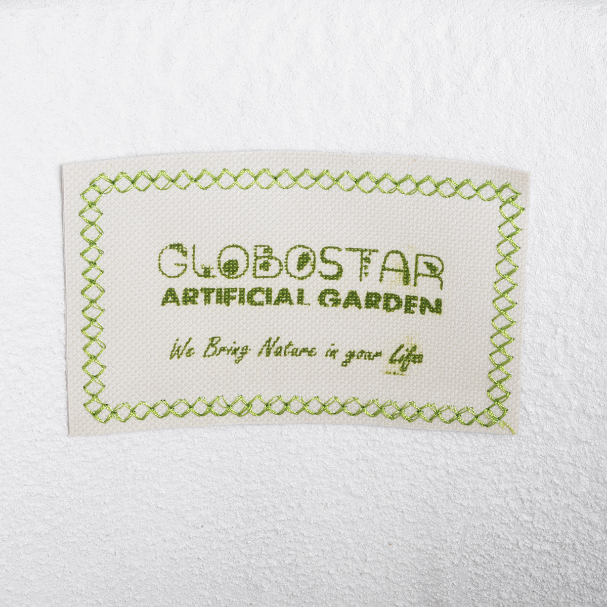 GloboStar® Artificial Garden MARSALA 20735 Επιδαπέδιο Πολυεστερικό Τσιμεντένιο Κασπώ Γλάστρα - Flower Pot Λευκό Φ41 x Υ120cm - Image 8