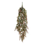 GloboStar® Artificial Garden HANGING FERN BRANCH  20828 Τεχνητό Διακοσμητικό Κρεμαστό κλαδί Φτέρης Μ30 x Π10 x Υ85cm