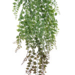 GloboStar® Artificial Garden HANGING ADIANTUM 20838 Τεχνητό Διακοσμητικό Κρεμαστό Κλαδί Αδίαντο Μ20 x Π6 x Υ90cm - Image 2