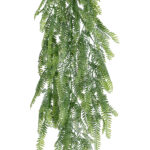 GloboStar® Artificial Garden HANGING FERN 20841 Τεχνητό Διακοσμητικό Κρεμαστό Φυτό Φτέρη Μ25 x Π12 x Υ85cm - Image 2