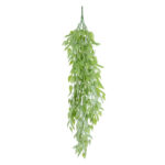 GloboStar® Artificial Garden HANGING LIMA BEAN 20847 Τεχνητό Διακοσμητικό Κρεμαστό Φυτό Φασόλι Λίμα Μ29 x Π10 x Υ86cm
