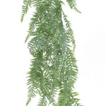 GloboStar® Artificial Garden HANGING FERN 20863 Τεχνητό Διακοσμητικό Κρεμαστό Φυτό Φτέρη Μ28 x Π15 x Υ90cm - Image 2