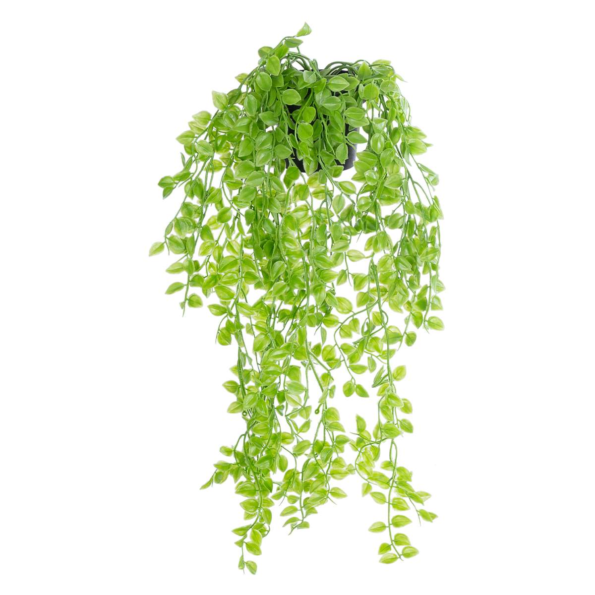 GloboStar® Artificial Garden HANGING PEACH LEAF 20880 - Τεχνητό Κρεμαστό Διακοσμητικό Φυτό Φύλλο Ροδακινιάς Φ20 x Y50cm