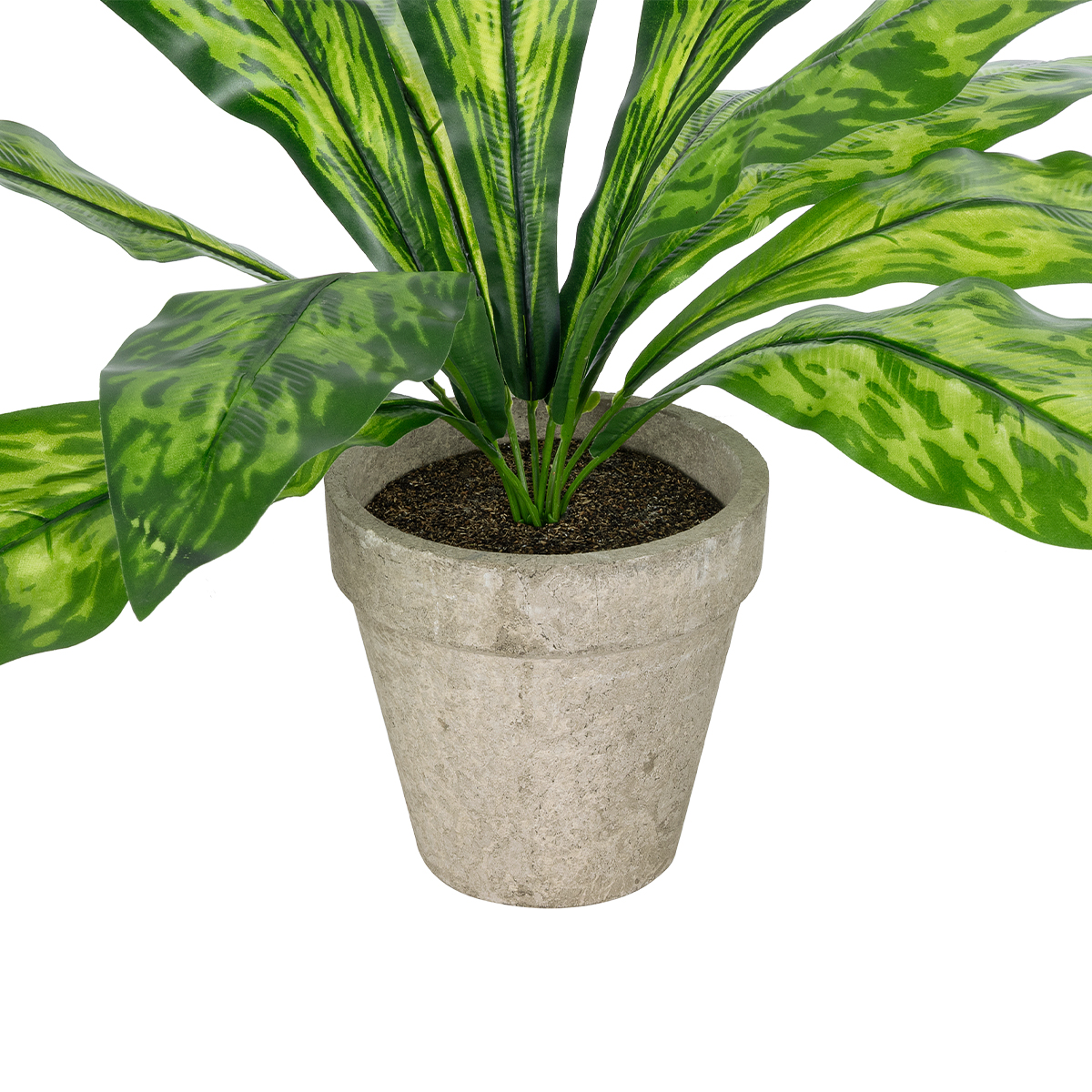 GloboStar® Artificial Garden SPATHIPHYLLUM POTTED PLANT 20905 Διακοσμητικό Φυτό Σπαθίφυλλο Φ40 x Υ33cm - Image 3