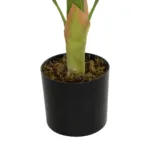 GloboStar® Artificial Garden ALBINO MONSTERA 20938 Τεχνητό Διακοσμητικό Φυτό Πράσινη & Λευκή Μονστέρα Μ90 x Π90 x Υ90cm - Image 3