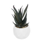 GloboStar® Artificial Garden SUCCULENT ALOE POTTED PLANT 20978 Διακοσμητικό Φυτό Αλόης Φ7 x Υ14cm