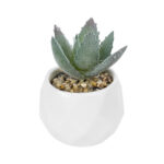 GloboStar® Artificial Garden SUCCULENT ALOE POTTED PLANT 20999 Διακοσμητικό Φυτό Αλόη  Φ7 x Υ9cm