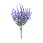 GloboStar® Artificial Garden  LAVENDER BRANCH 21062 Διακοσμητικό Κλαδί Λεβάντας σετ 2 τεμάχια Φ15 x Υ30cm