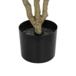 GloboStar® Artificial Garden YELLOW ROSES 21073 Τεχνητό Διακοσμητικό Δέντρο Τριανταφυλλιά Μ50 x Π50 x Υ90cm - Image 3