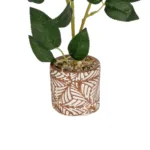 GloboStar® Artificial Garden PINK ROSE 20984 Διακοσμητικό Φυτό Ροζ Τριαντάφυλλα  Υ38cm - Image 3