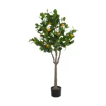 GloboStar® Artificial Garden ORANGE TREE 21108 Τεχνητό Διακοσμητικό Δέντρο Πορτοκαλιά Μ70 x Π50 x Υ120cm