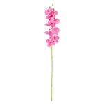 GloboStar® Artificial Garden  PINK ORCHID BRANCH 21131 Τεχνητό Διακοσμητικό Κλαδί Ορχιδέας Y85cm