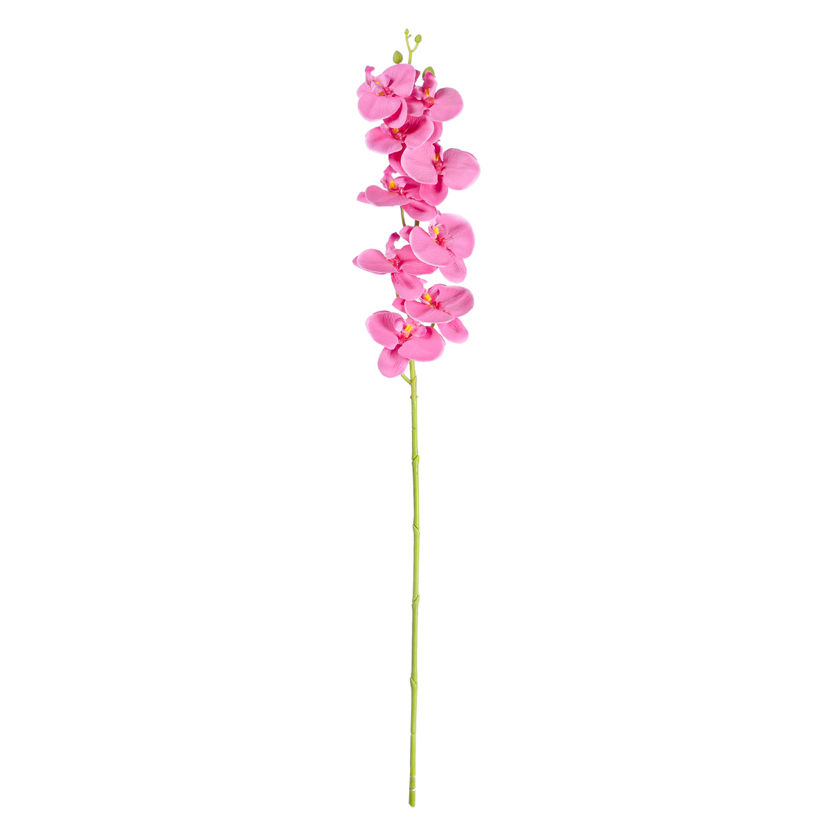 GloboStar® Artificial Garden PINK ORCHID BRANCH 21131 Τεχνητό Διακοσμητικό Κλαδί Ορχιδέας Y85cm