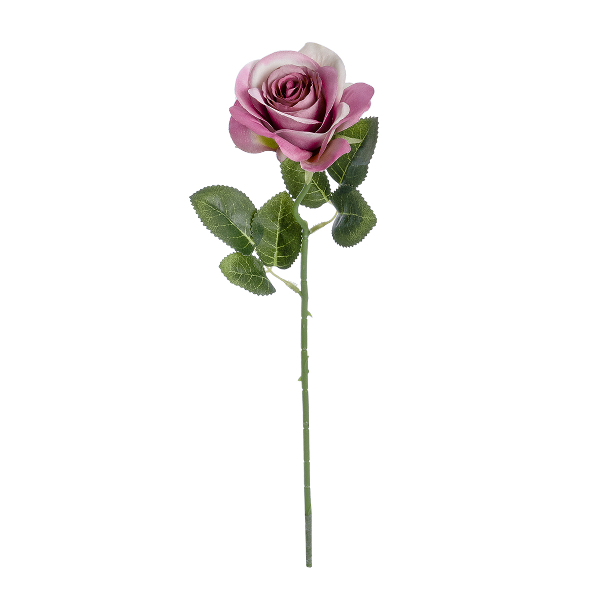 GloboStar® Artificial Garden PINK ROSE BRANCH 21136 Τεχνητό Διακοσμητικό Κλαδί ΡοζΤριαντάφυλλο Y50cm