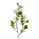 GloboStar® Artificial Garden WHITE JASMINE BRANCH 21145 Τεχνητό Διακοσμητικό Κλαδί Λευκό Γιασεμί Y80cm - Image 2