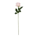 GloboStar® Artificial Garden PINK ROSE BRANCH 21148 Τεχνητό Διακοσμητικό Κλαδί Τριαντάφυλλα Ροζ Y63cm