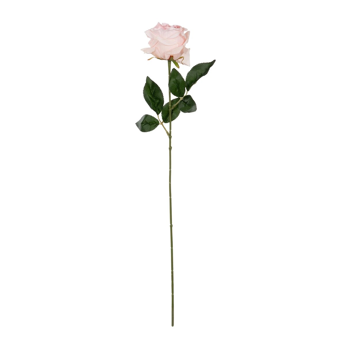 GloboStar® Artificial Garden PINK ROSE BRANCH 21148 Τεχνητό Διακοσμητικό Κλαδί Τριαντάφυλλα Ροζ Y63cm