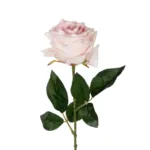 GloboStar® Artificial Garden PINK ROSE BRANCH 21148 Τεχνητό Διακοσμητικό Κλαδί Τριαντάφυλλα Ροζ Y63cm - Image 2