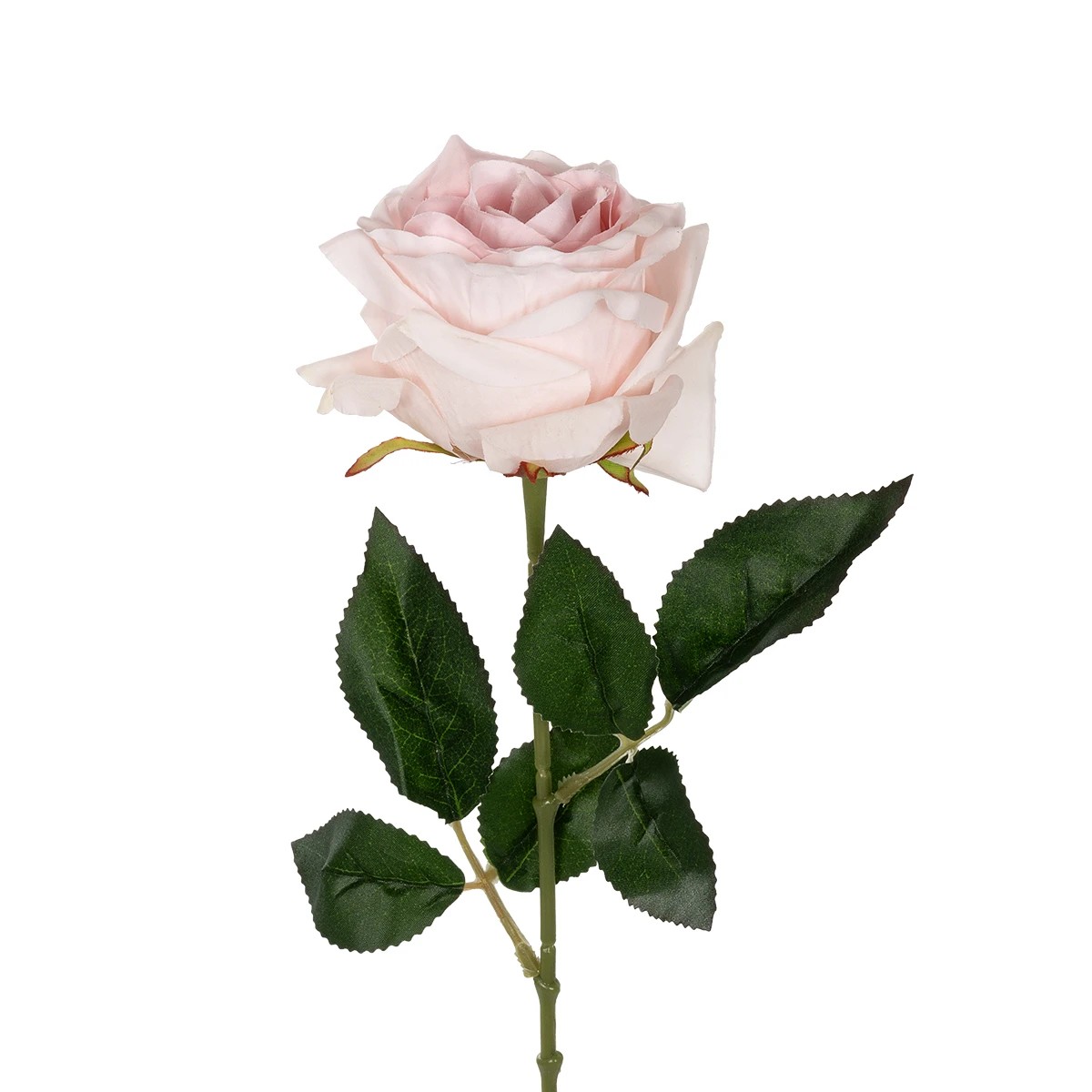 GloboStar® Artificial Garden PINK ROSE BRANCH 21148 Τεχνητό Διακοσμητικό Κλαδί Τριαντάφυλλα Ροζ Y63cm - Image 2
