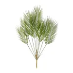 GloboStar® Artificial Garden Green PALMLEAF BRANCH 21155 Τεχνητό Διακοσμητικό Κλαδί Φοίνικα Πράσινο Y90cm