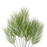GloboStar® Artificial Garden Green PALMLEAF BRANCH 21155 Τεχνητό Διακοσμητικό Κλαδί Φοίνικα Πράσινο Y90cm - Image 2