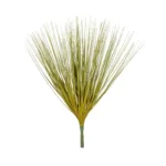 GloboStar® Artificial Garden YELLOW GREEN GRASS BOUQUET 21158 Τεχνητό Διακοσμητικό Μπουκέτο Grass Κίτρινο Πράσινο Y45cm