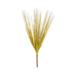 GloboStar® Artificial Garden YELLOW GRASS BOUQUET 21159 Τεχνητό Διακοσμητικό Μπουκέτο Grass Κίτρινο Y70cm