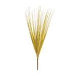 GloboStar® Artificial Garden YELLLOW GRASS BOUQUET 21162 Τεχνητό Διακοσμητικό Μπουκέτο Grass Κίτρινο Y90cm