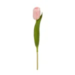 GloboStar® Artificial Garden PINK TULIP BRANCH 21200 Τεχνητό Διακοσμητικό Κλαδί Ροζ Τουλίπα Y37cm