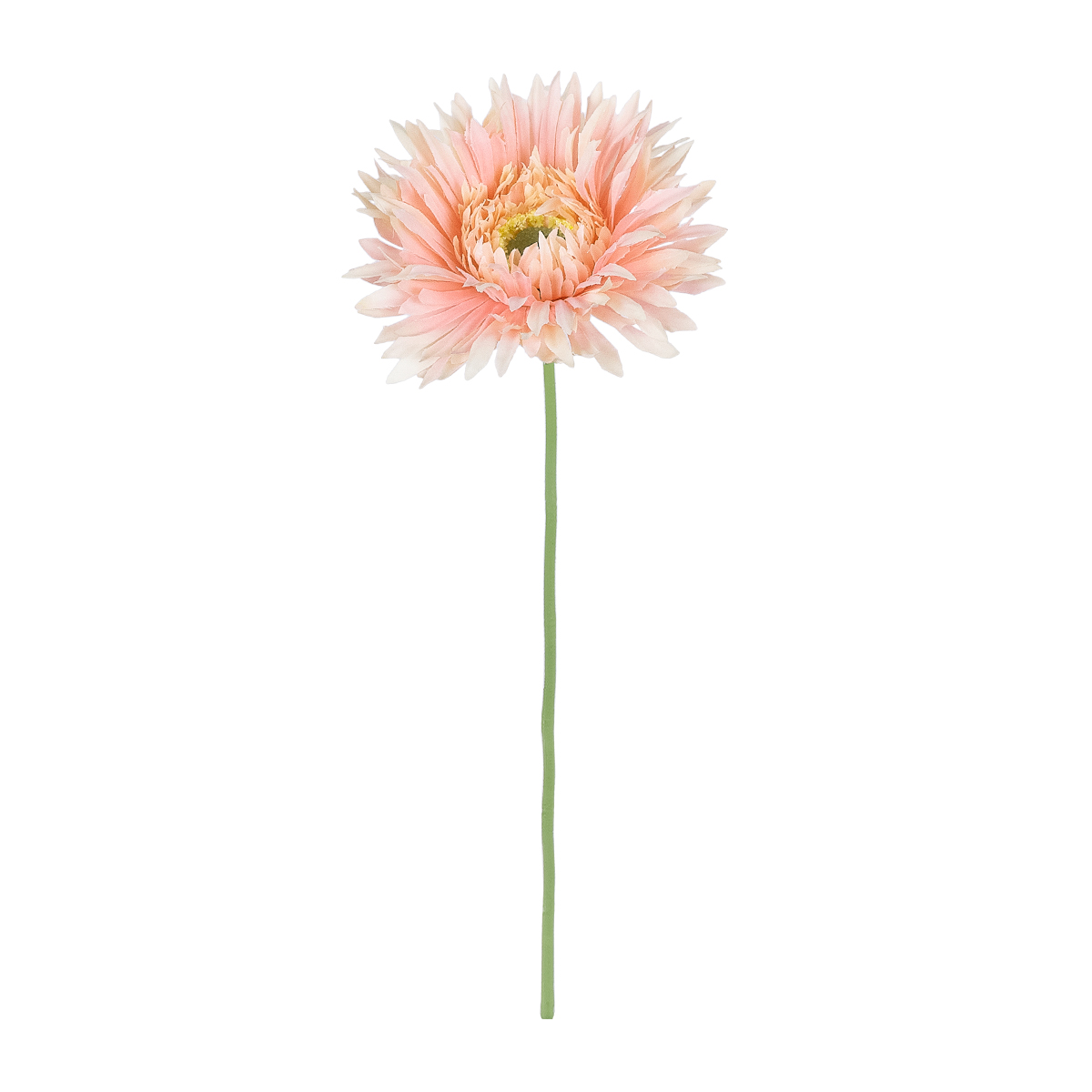 GloboStar® Artificial Garden PINK GERBERA BRANCH 21205 Τεχνητό Διακοσμητικό Κλαδί Ζέρμπερας Ροζ Y44cm