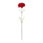 GloboStar® Artificial Garden Red CARNATION BRANCH 21210 Τεχνητό Διακοσμητικό Κλαδί Γαρίφαλο Κόκκινο Y60cm