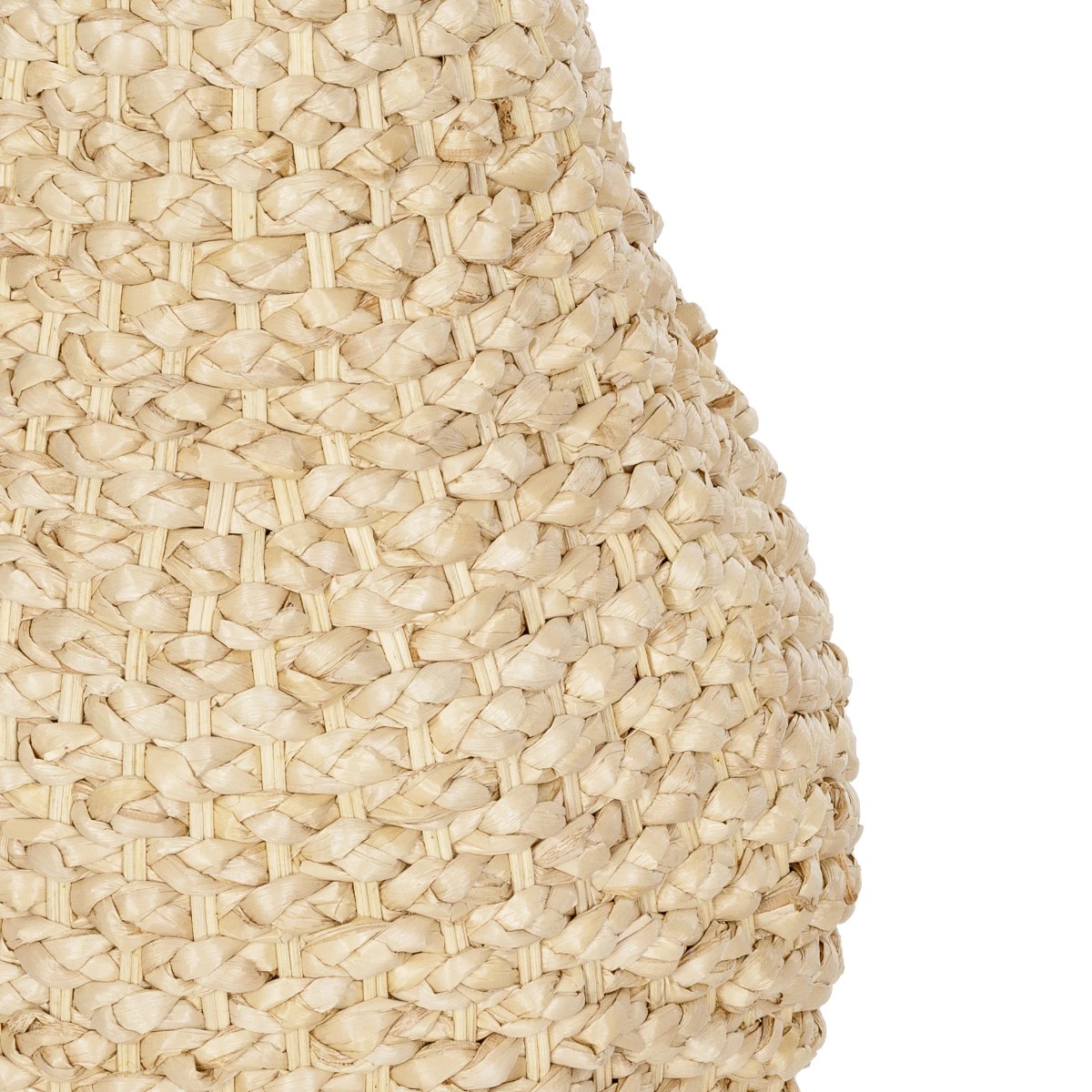 GloboStar® Artificial Garden SANDIAGO 21233 Διακοσμητικό Πλεκτό Καλάθι - Κασπώ Γλάστρα - Flower Pot Μπεζ Π30 x M30 x Υ60cm - Image 4