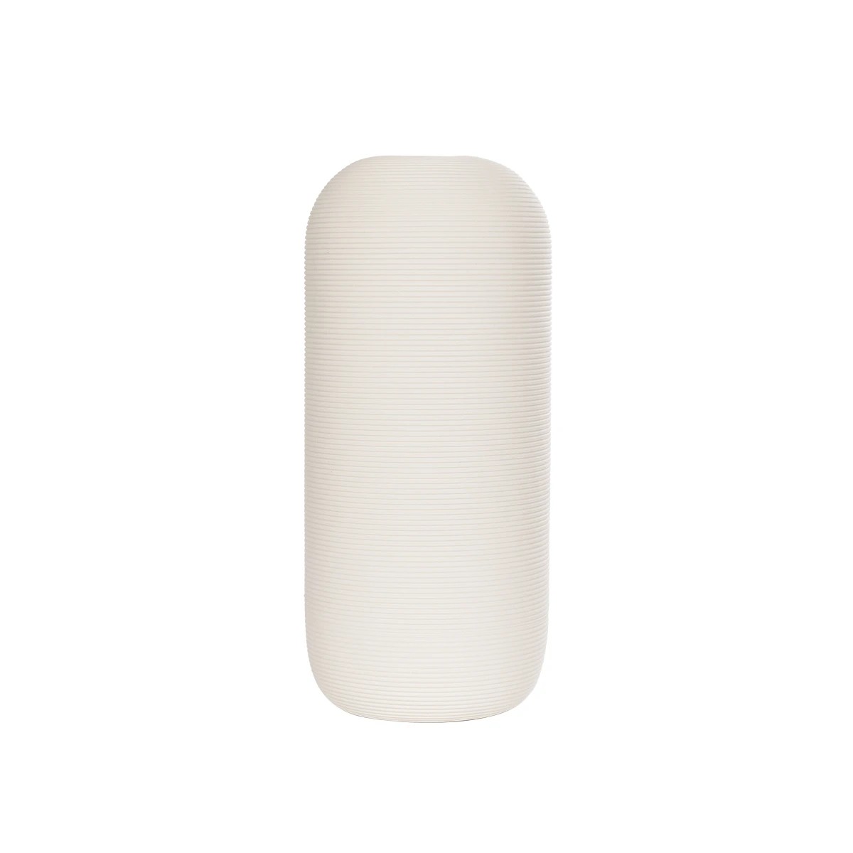 GloboStar® Artificial Garden BLANCO 21247 Διακοσμητική Κεραμική Γλάστρα Γκρι Π18 x Μ18 x Υ16 cm - Image 3