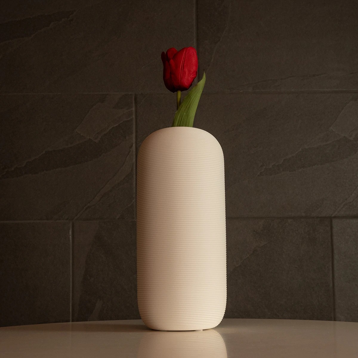 GloboStar® Artificial Garden BLANCO 21247 Διακοσμητική Κεραμική Γλάστρα Γκρι Π18 x Μ18 x Υ16 cm - Image 6