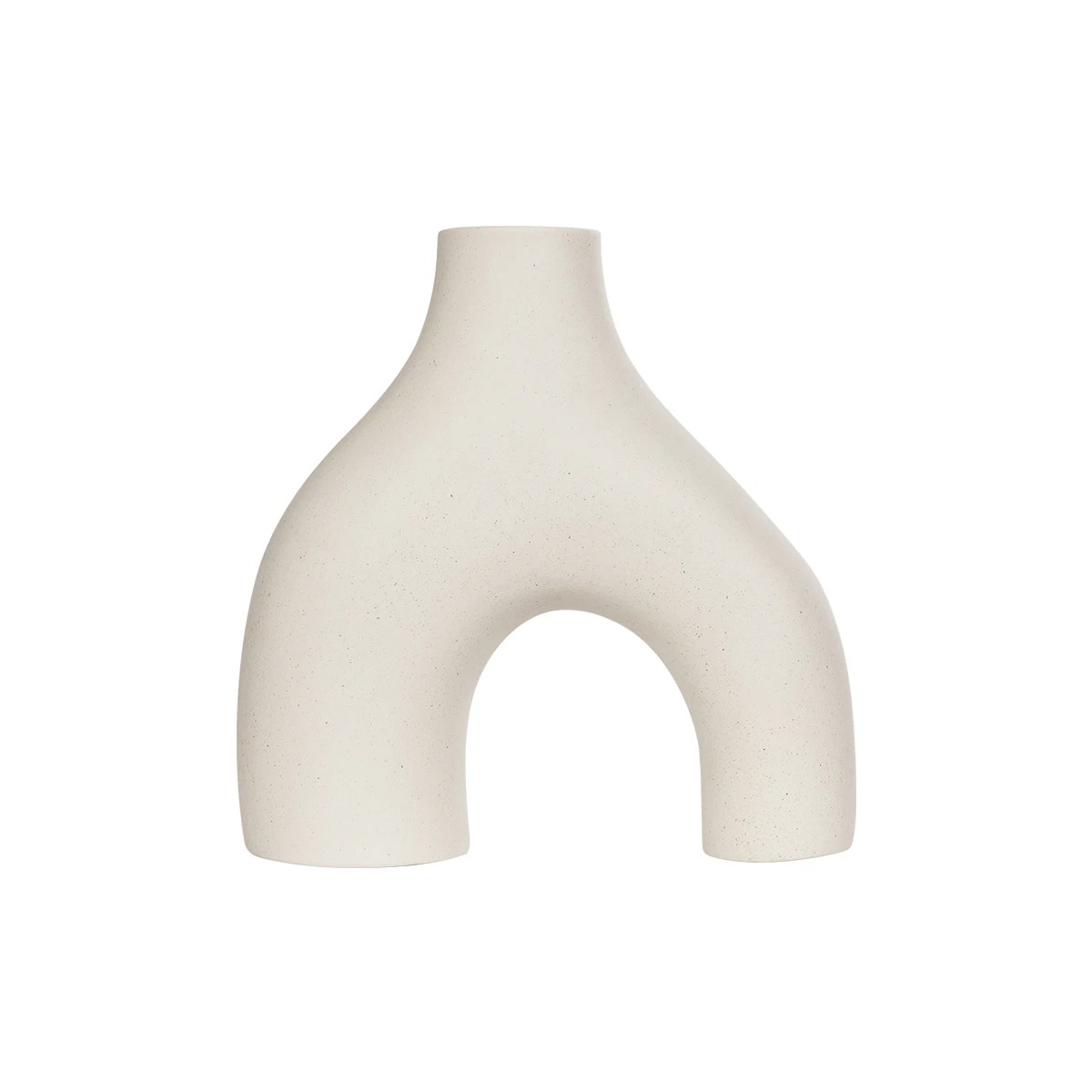 GloboStar® Artificial Garden TOLEDO 21250 Διακοσμητικό Κεραμικό Βάζo Μπεζ Π23 x Μ10 x Υ24 cm - Image 3