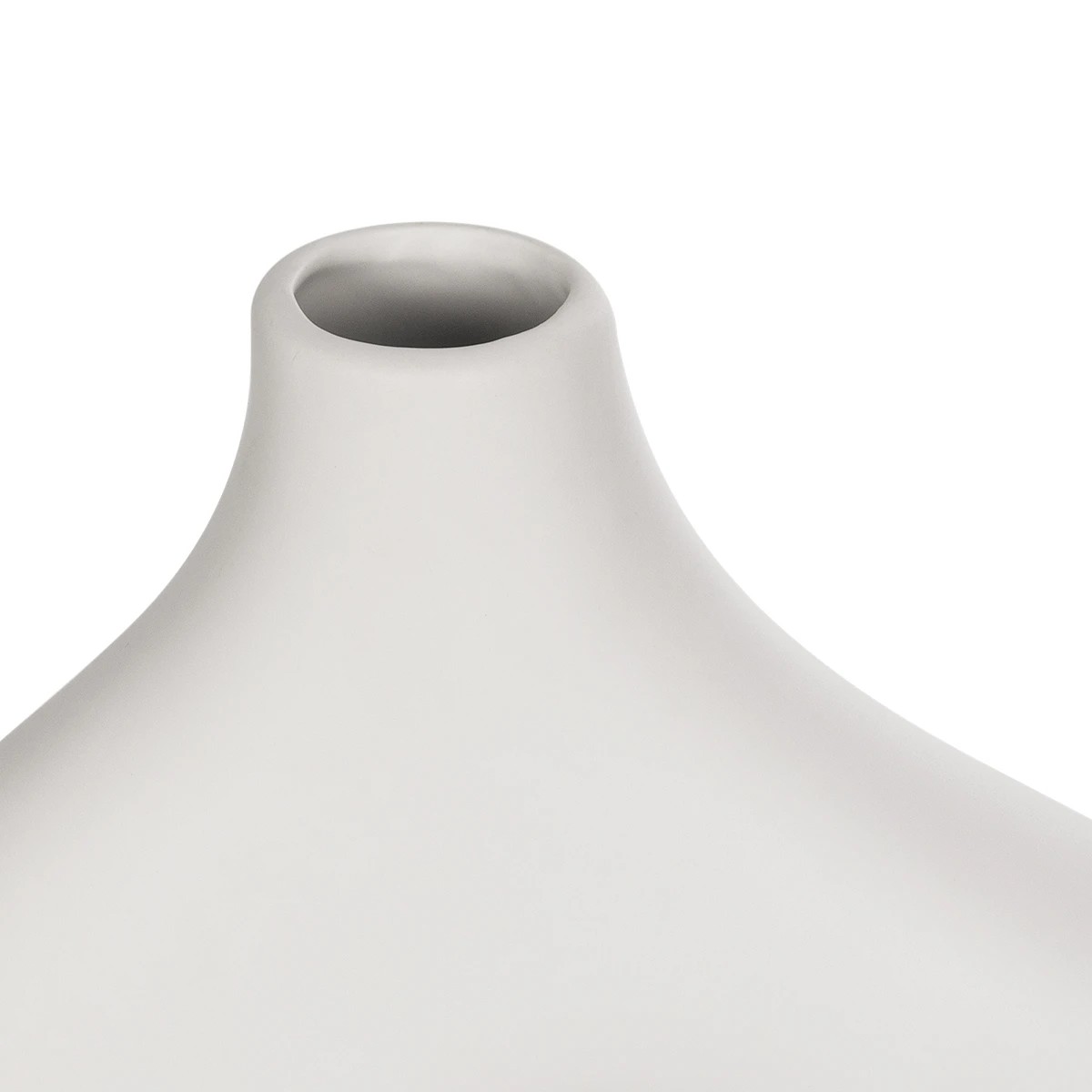 GloboStar® Artificial Garden TOLEDO 21251 Διακοσμητικό Κεραμικό Βάζo Λευκό Π27 x Μ6 x Υ24 cm - Image 4