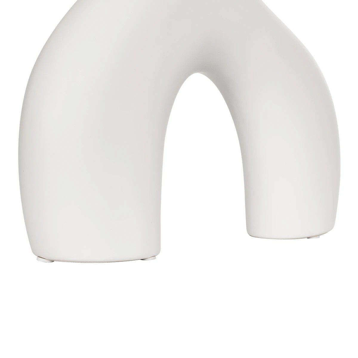 GloboStar® Artificial Garden TOLEDO 21251 Διακοσμητικό Κεραμικό Βάζo Λευκό Π27 x Μ6 x Υ24 cm - Image 5