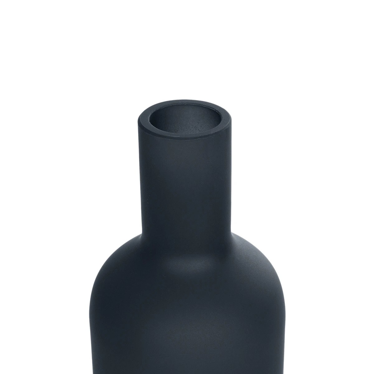 GloboStar® Artificial Garden MYSTIQUE 21275 Διακοσμητικό Κεραμικό Βάζo Γκρι Π7 x Μ7 x Υ20cm - Image 4